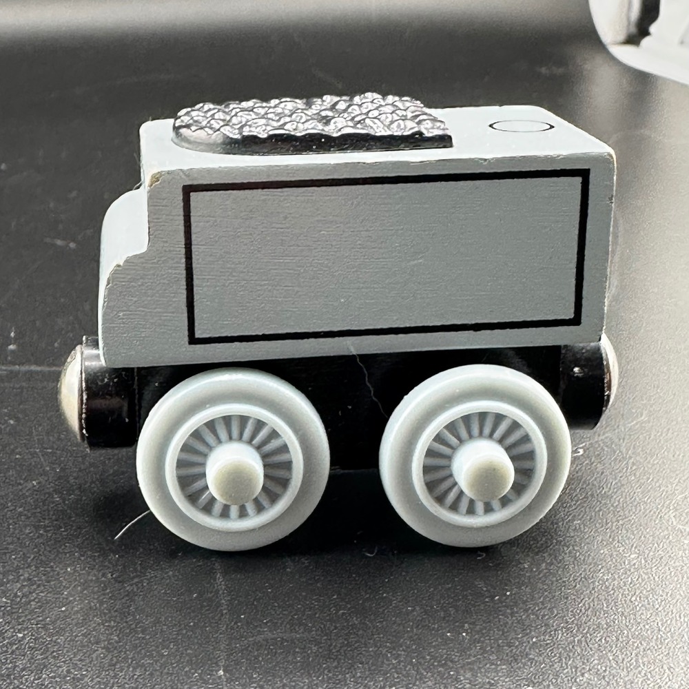 Thomas Wooden Railway Spencer's Tender Silver Coal Car 2003 Learning Curve Train